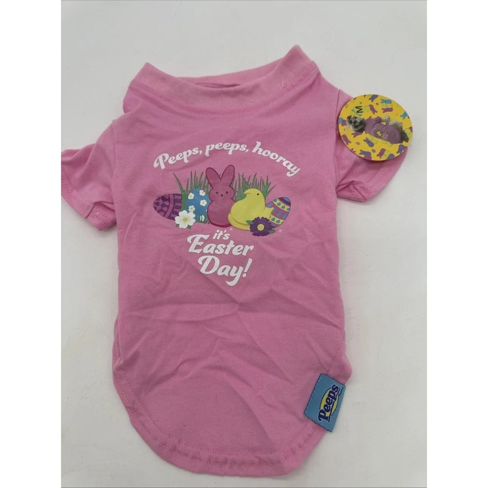 Easter dog t shirt Pink shirt for‎ your dog size medium New With Tags